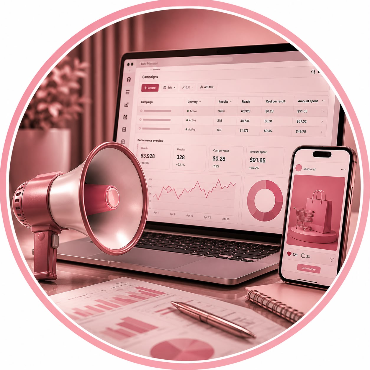 دورة الإعلانات الممولة